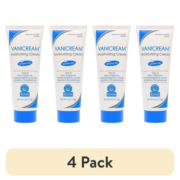 (4 pack) Vanicream Moisturizing Skin Cream 4 oz
