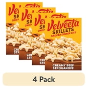 (4 pack) Velveeta Skillets Creamy Beef Stroganoff Pasta Dinner Kit, 11.6 oz Box deal from Walmart