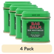 4 pack Vermonts Original Bag Balm Original Formula Skin Moistruizer 1oz Tin