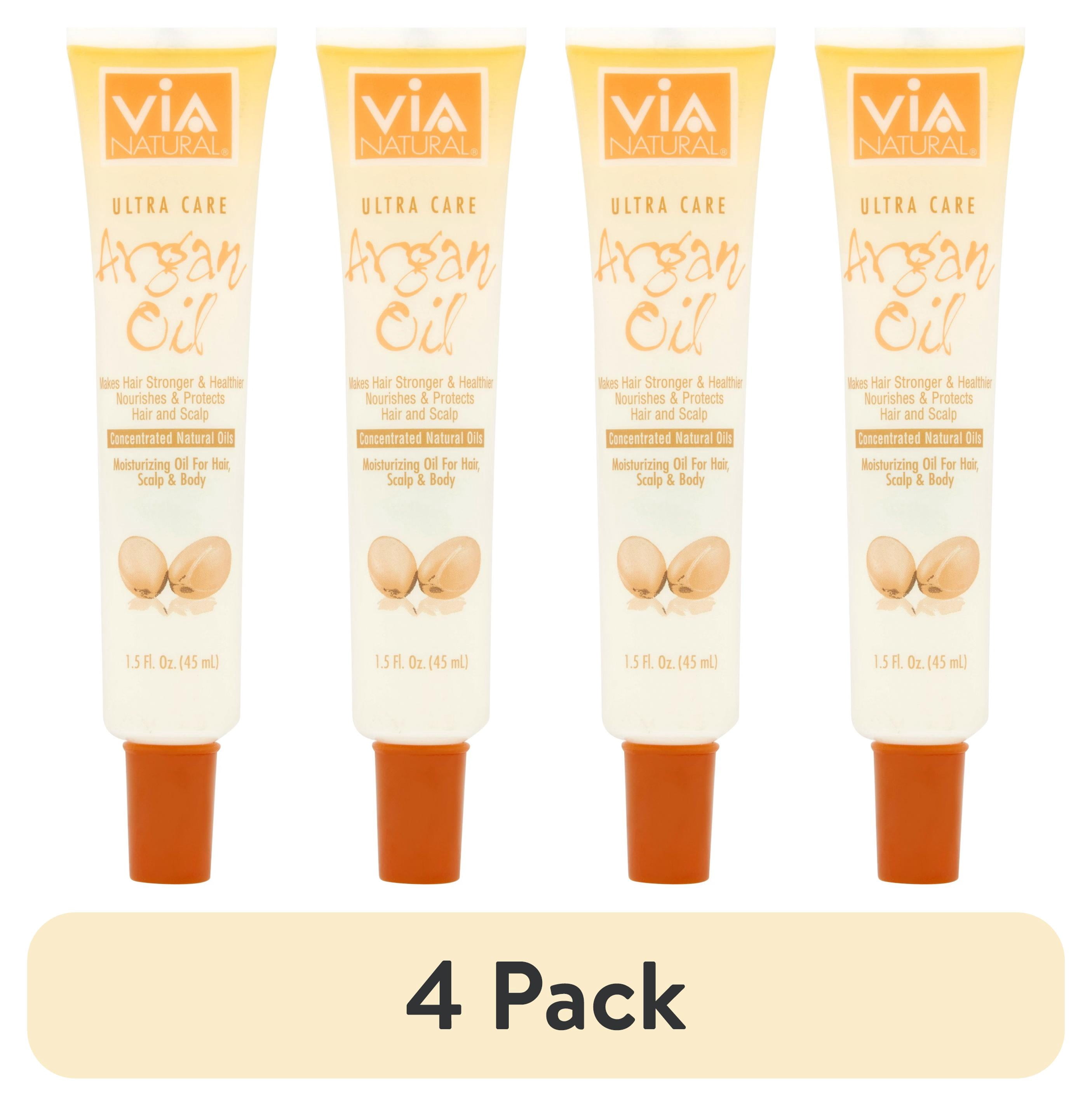 (4 pack) Via Natural Ultra Care Argan Oil, 1.5 fl oz., Dry, Unisex
