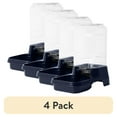 thumbnail interactive-video image 1 of (4 pack) Vibrant Life Gravity Pet Waterer for Dogs and Cats, Medium, Navy, 1.2 Gallons, 1 of 12