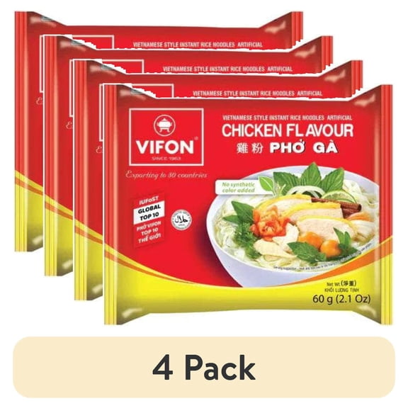(4 pack) Vifon Pho Ga - Chicken Flavor 2.1 Oz