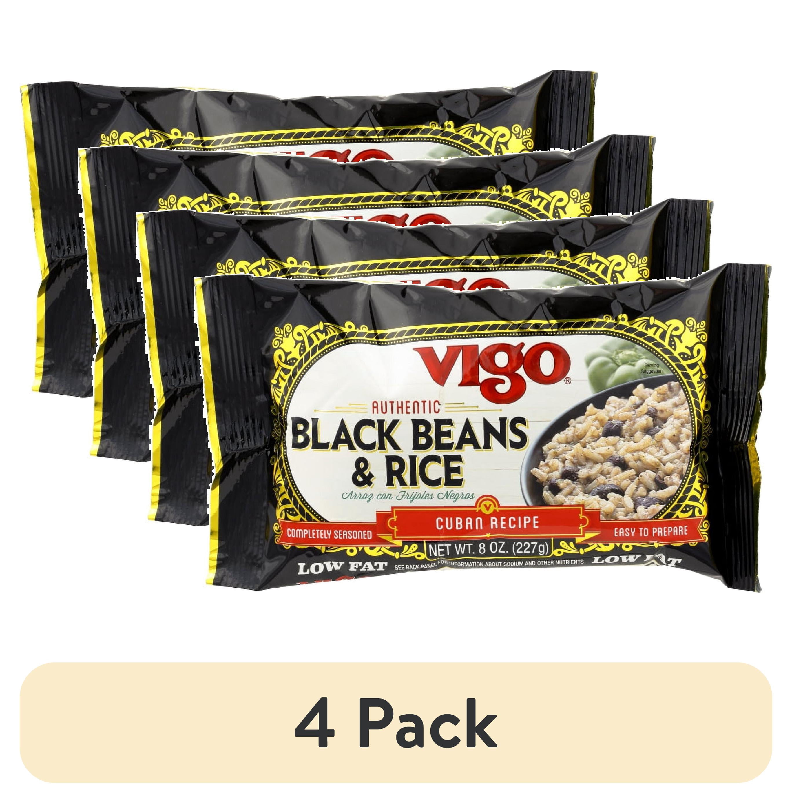 (4 pack) Vigo Black Bean And Rice, 8 Oz.