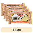 thumbnail image 1 of (4 pack) Vigo Foods Coconut Ginger Rice, 8 oz Bag, Allergens Not Contained, 1 of 7