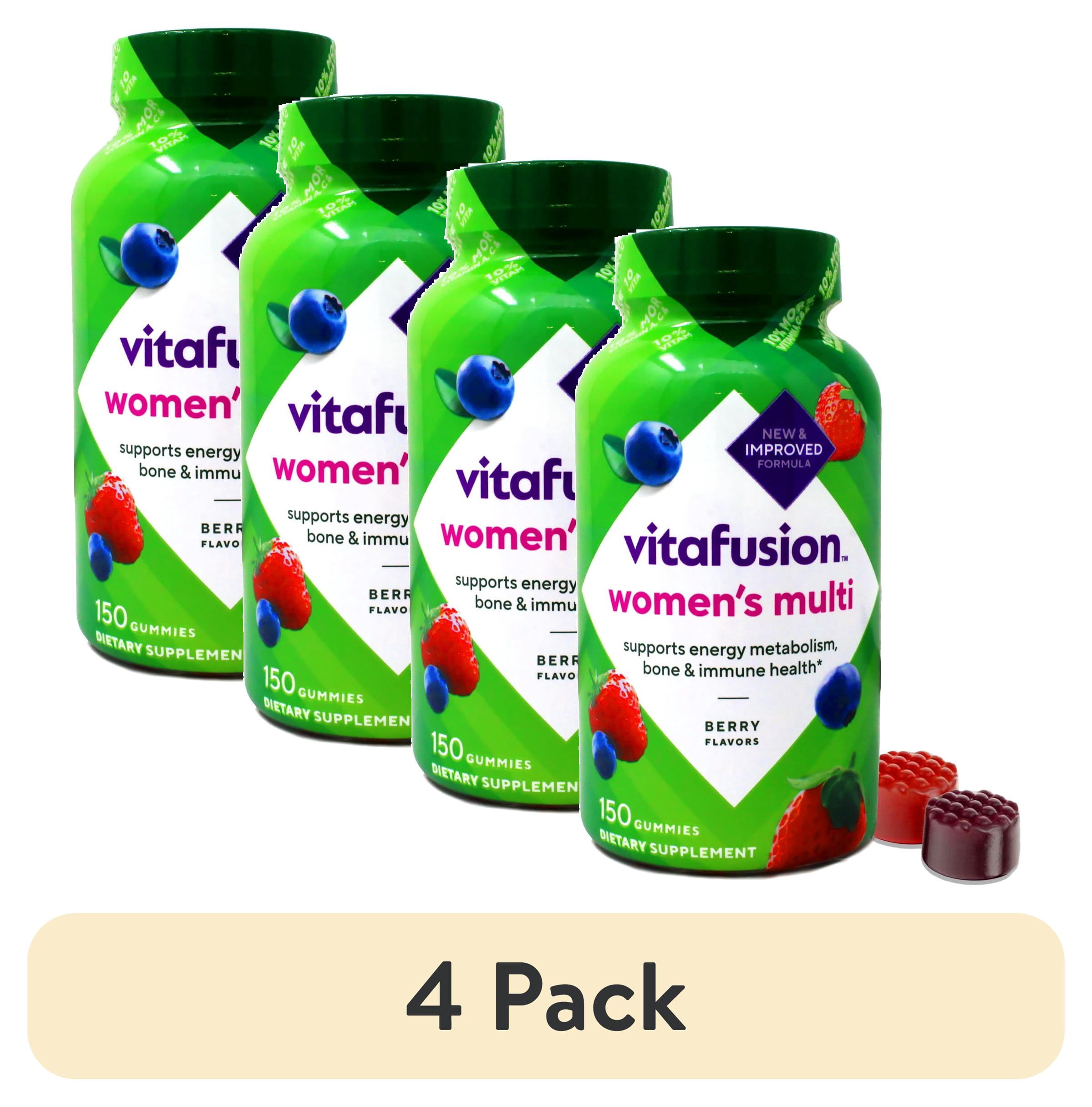 (4 pack) Vitafusion Women's Gummy Vitamins, 150ct