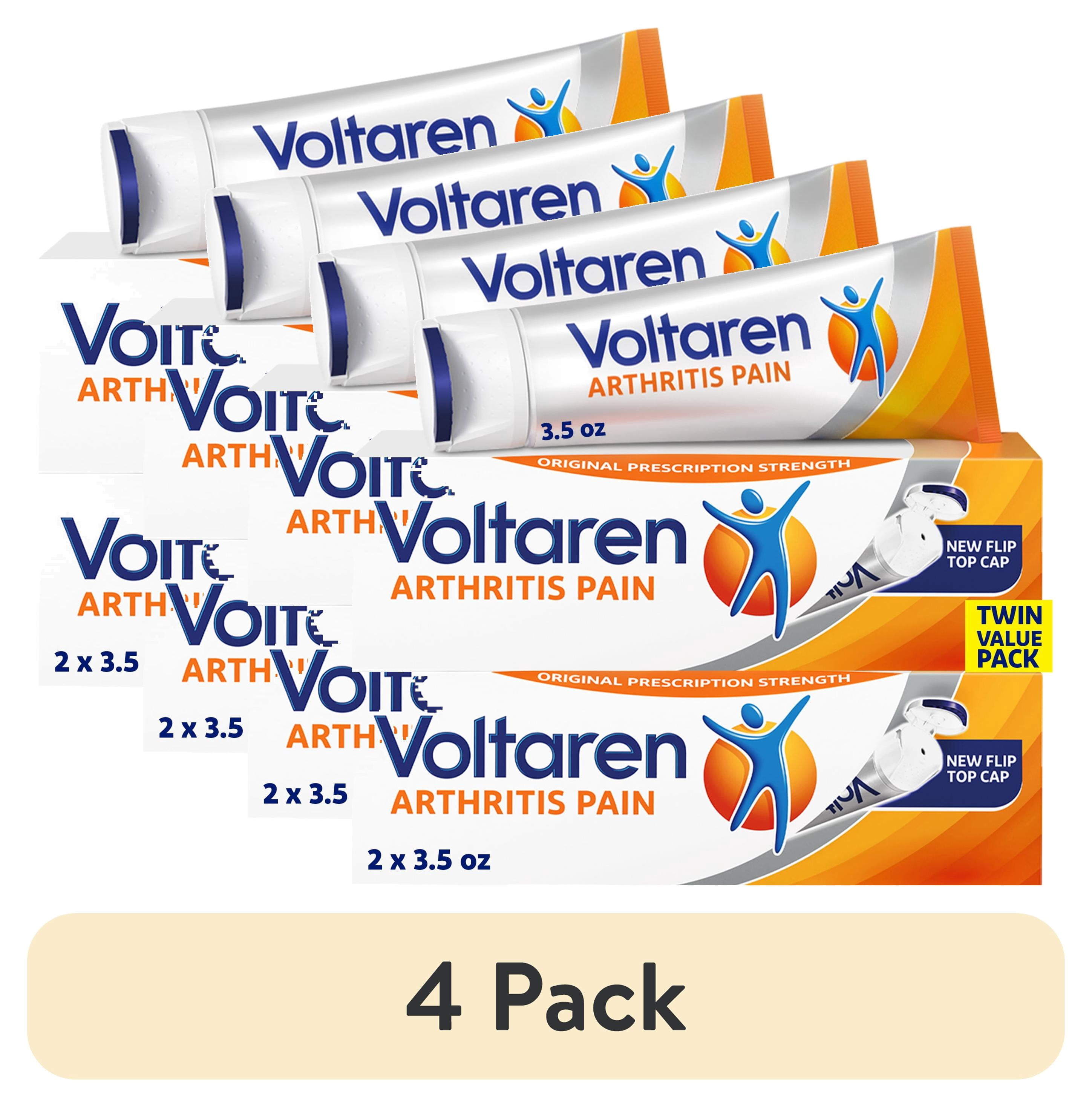 (4 pack) Voltaren Arthritis Pain Gel - Diclofenac Sodium Topical Gel, 1 ...
