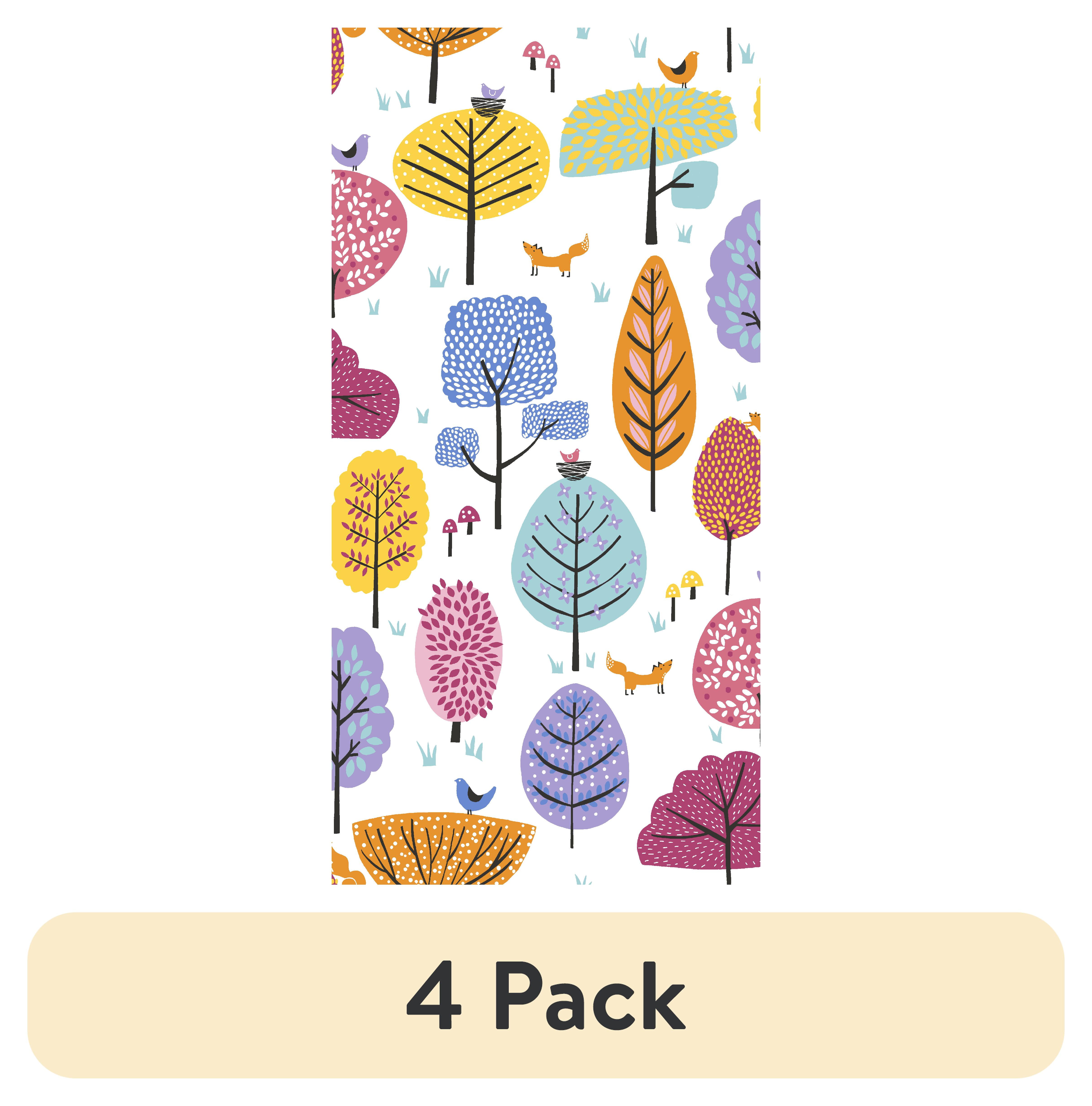 (4 pack) Waverly Inspirations 100% Cotton 18" x 21" Fox In the Woods Color Pre-cut Fat Quarter, 1 Each