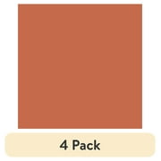 (4 pack) Waverly Inspirations 100% Cotton Sewing & Craft Fabric, Solid Pumpkin Print Design, 18" x 21"