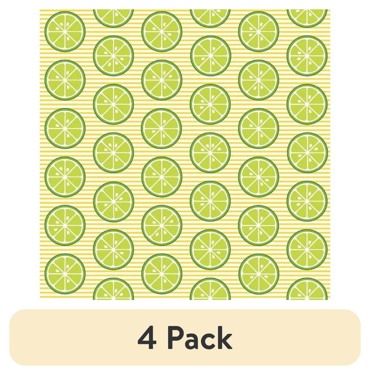 (4 pack) Waverly Inspirations Cotton 18" x 21" Lem Slice Sunshine Color Fat Quarter, 1 Piece