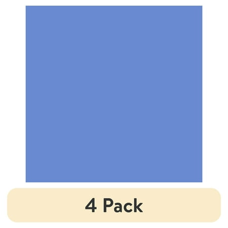 (4 pack) Waverly Inspirations Cotton 18" x 21" Solid Provence Blue Color Precut Fat Quarter, 1 Piece