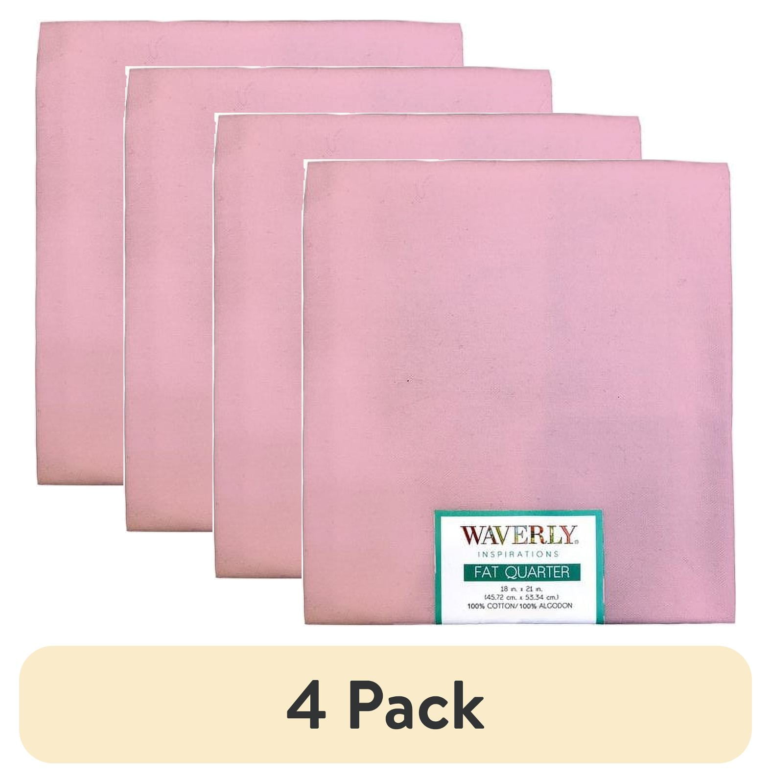(4 pack) Waverly Inspirations Cotton Fat Quarter Carnation Print 100% Cotton Fabric, 1 Each