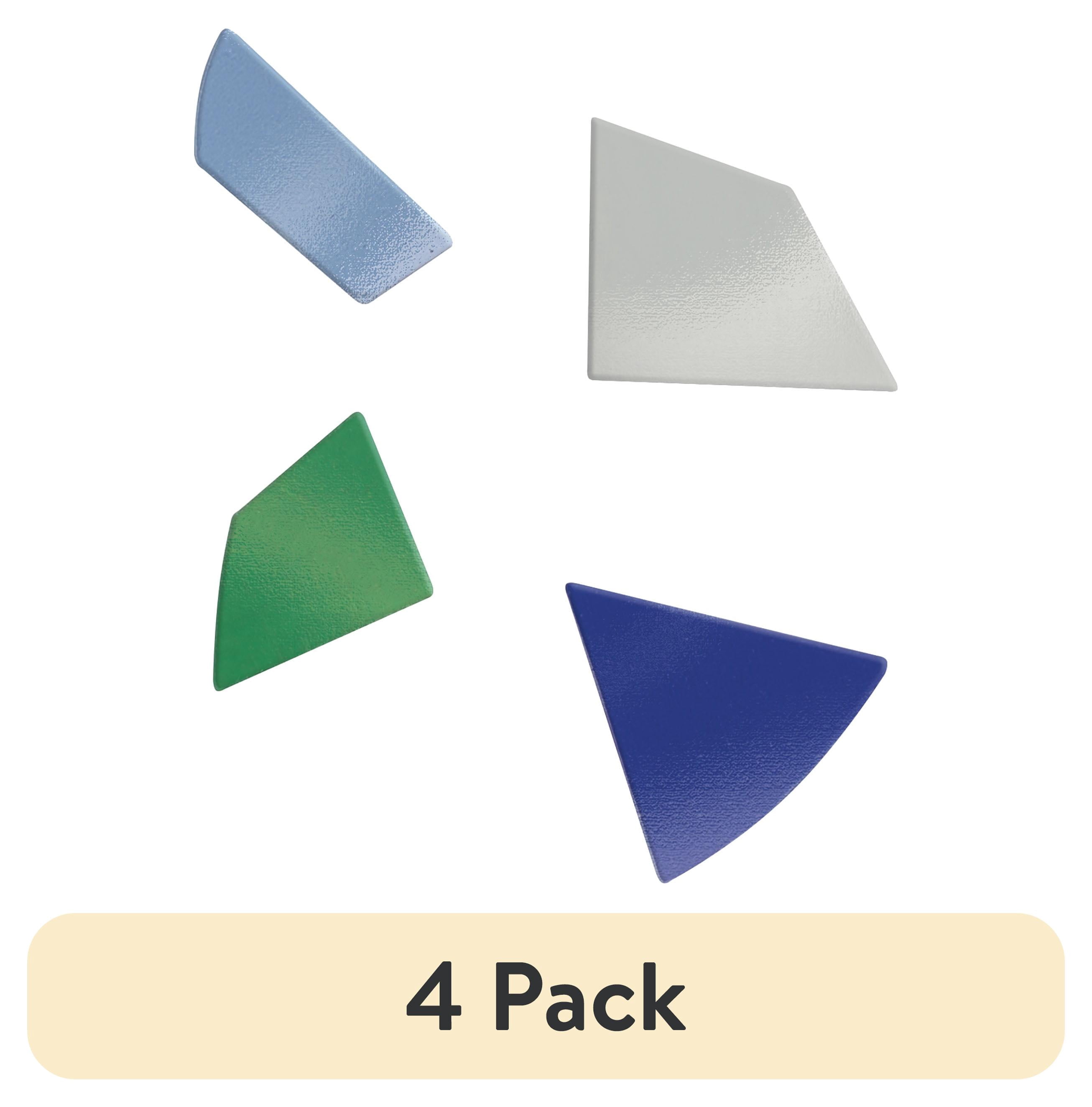 (4 pack) Jumbo Silver, Blue & Green Foil Confetti, 3 oz, by Way To Celebrate