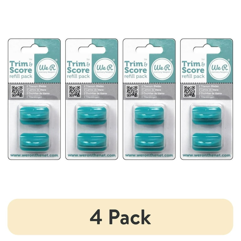 4 pack) We R Memory Keepers Trim & Score Refill Blades for