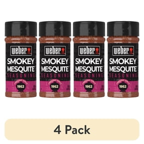 (4 pack) Weber Smokey Mesquite Seasoning, 6 oz