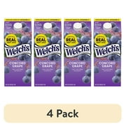 (4 pack) Welch's Concord Grape Fruit Juice Drink, 59 fl oz carton