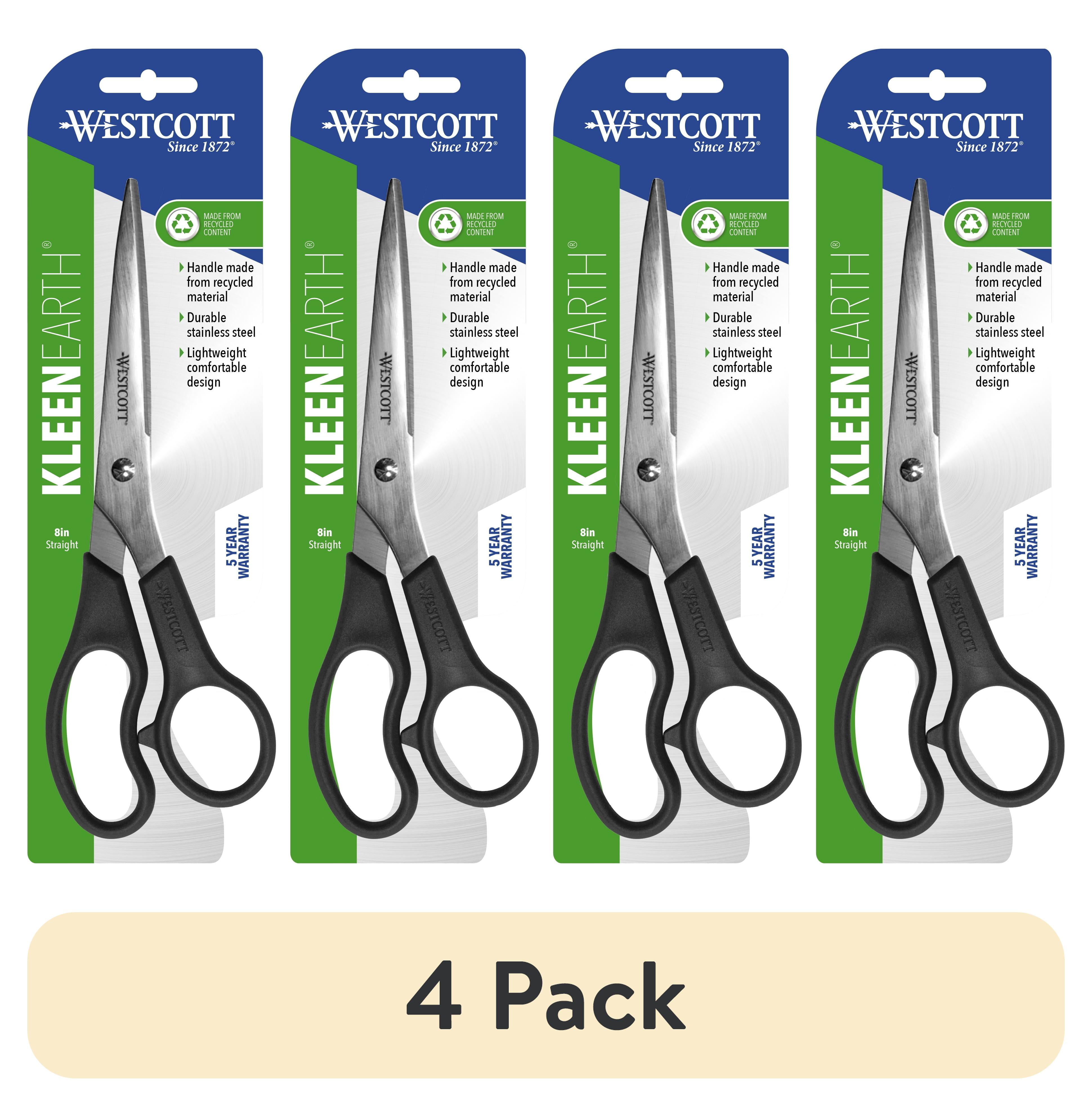 4 pack) Westcott Kleen Earth Recycled 8