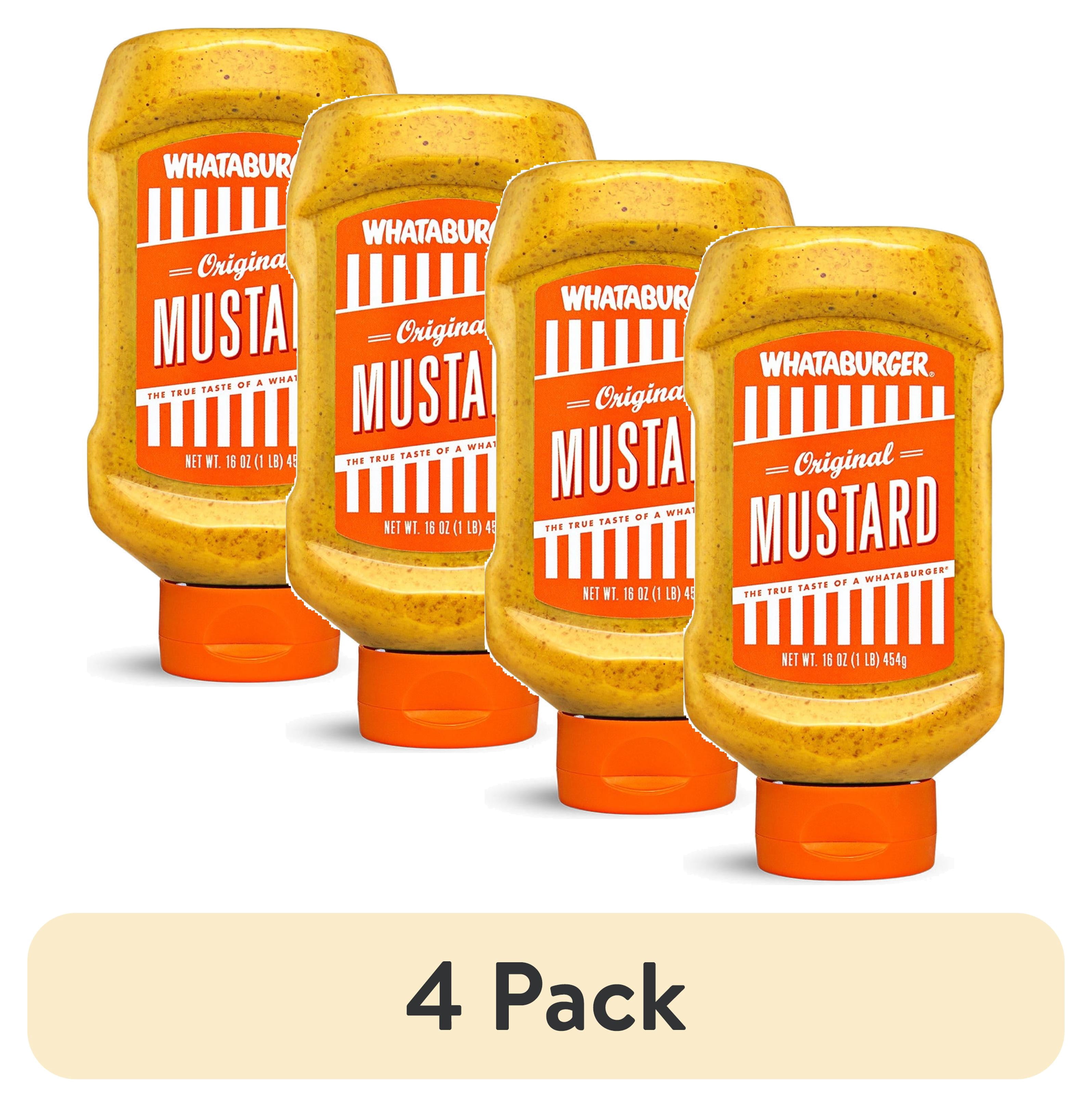 (4 pack) Whataburger Mustard 16oz
