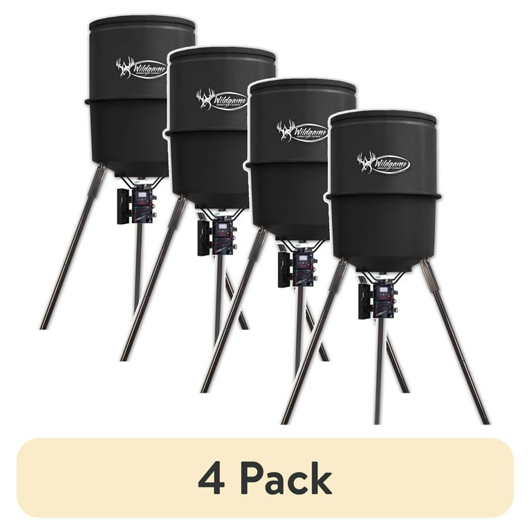 Wildgame Innovations 4 Pack Quick-Set Pro 30 Gallon Spin-Cast