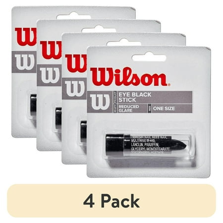 Wilson (4 pack) Wilson Glare-Reducing Eye Black Stick, 1 Count, 0.8oz