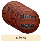(4 pack) Wilson NCAA Street Shot Basketball, Youth - 27.5"