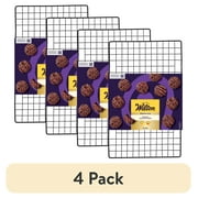 (4 pack) Wilton Premium Rectangular Cooling Grid Rack Checkered Grid 16" Length x 10" Width, Packaging May Vary