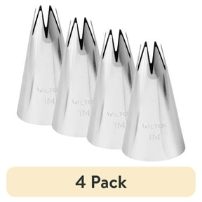 (4 pack) Wilton Open Star Cake Decorating Tip 1M