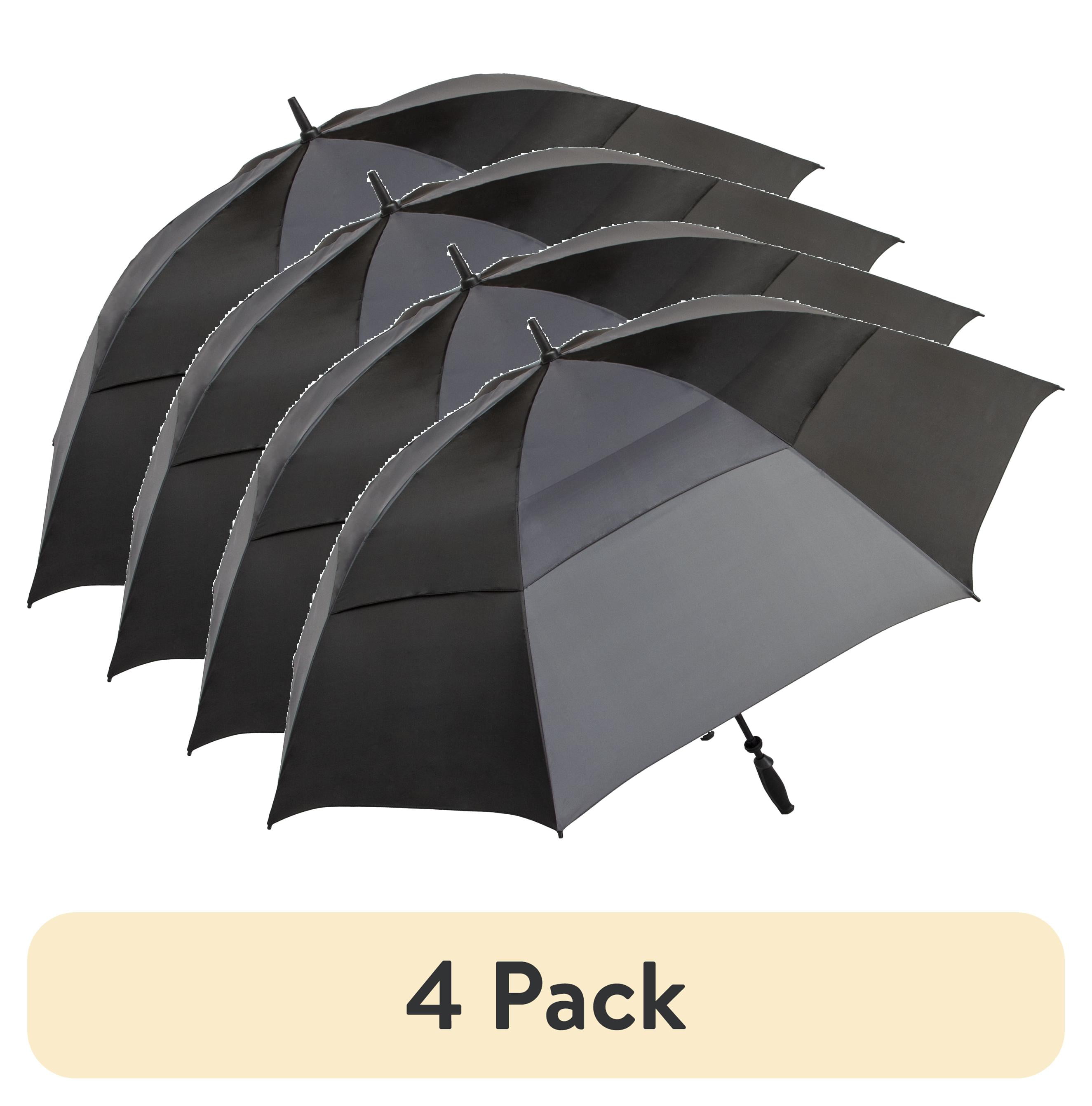 (4 pack) Windjammer 62-inch Vented Golf Umbrella
