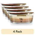 thumbnail image 1 of (4 pack) WoodWick Ellipse Trilogy Scented Candle, Café Sweets, 16 oz, 1 of 5