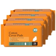 4 packX9 Cotton Cover Period Pads, Super Absorbency Pads for Women with Wings