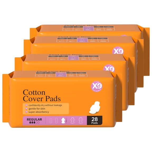(4 pack) X9 Cotton Cover Pads