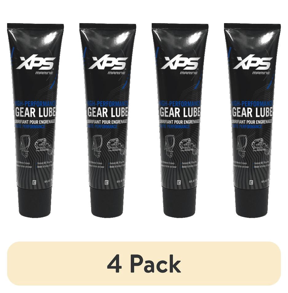 (4 pack) XPS Marine High-Performance Gear Lube, 10 oz.