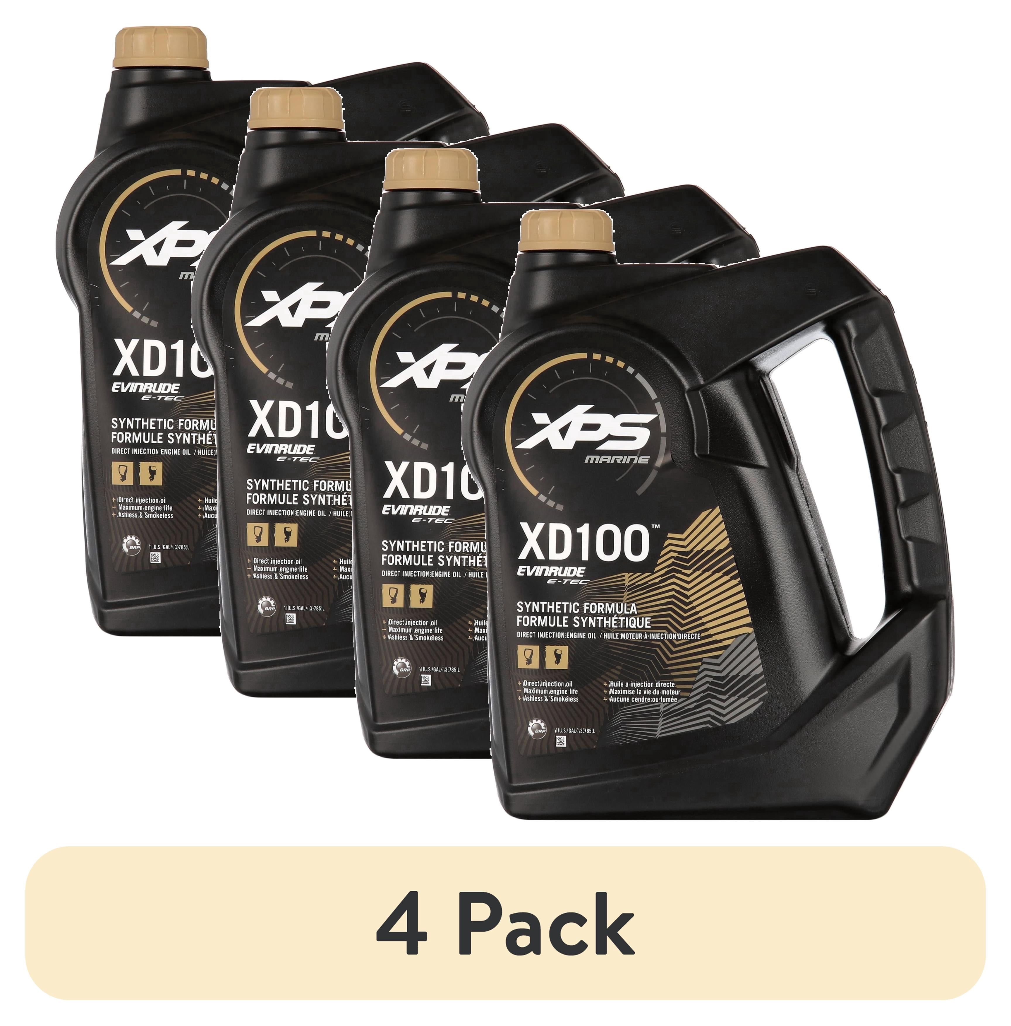 3 pack) Johnson Evinrude OMC OEM XPS XD100 Synthetic Formula DI