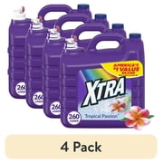 4 pack Xtra Tropical Passion, 260 Loads Liquid Laundry Detergent, 312 fl oz