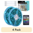 thumbnail image 1 of (4 pack) Xtreme Lit 100ft Indoor LED Strip Lights Kit, Multicolor LED Lights for Bedroom, Cuttable, Remote Control, 1 of 11