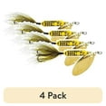 thumbnail image 1 of (4 pack) Yakima Bait Original Rooster Tail, Inline Spinnerbait Fishing Lure, 1/8 oz, 1 of 5
