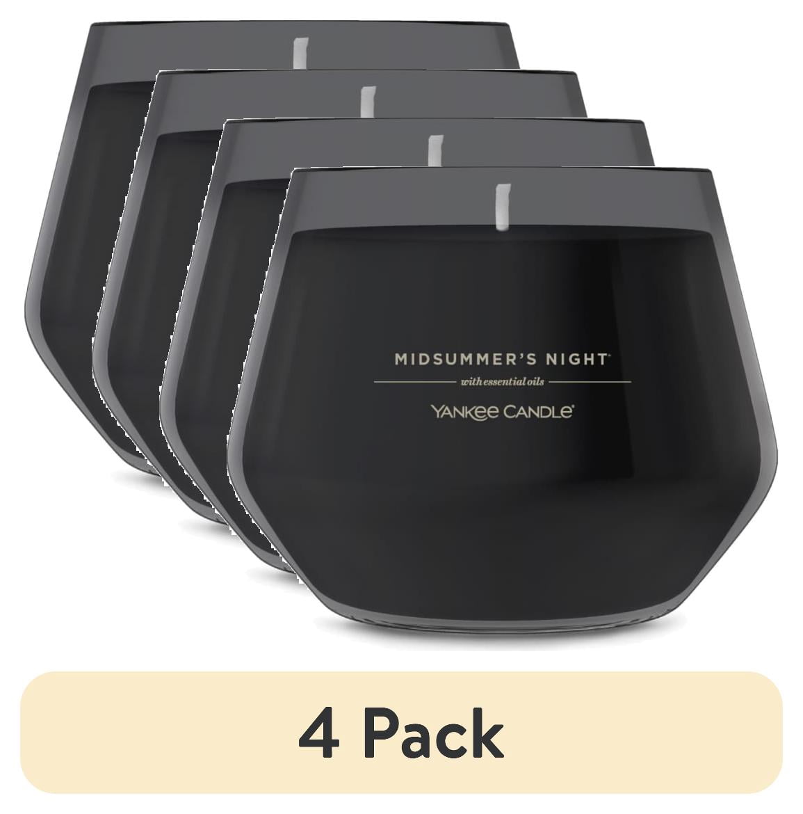 (4 pack) Yankee Candle Midsummer's Night Studio Collection Jar Candle, 10 oz