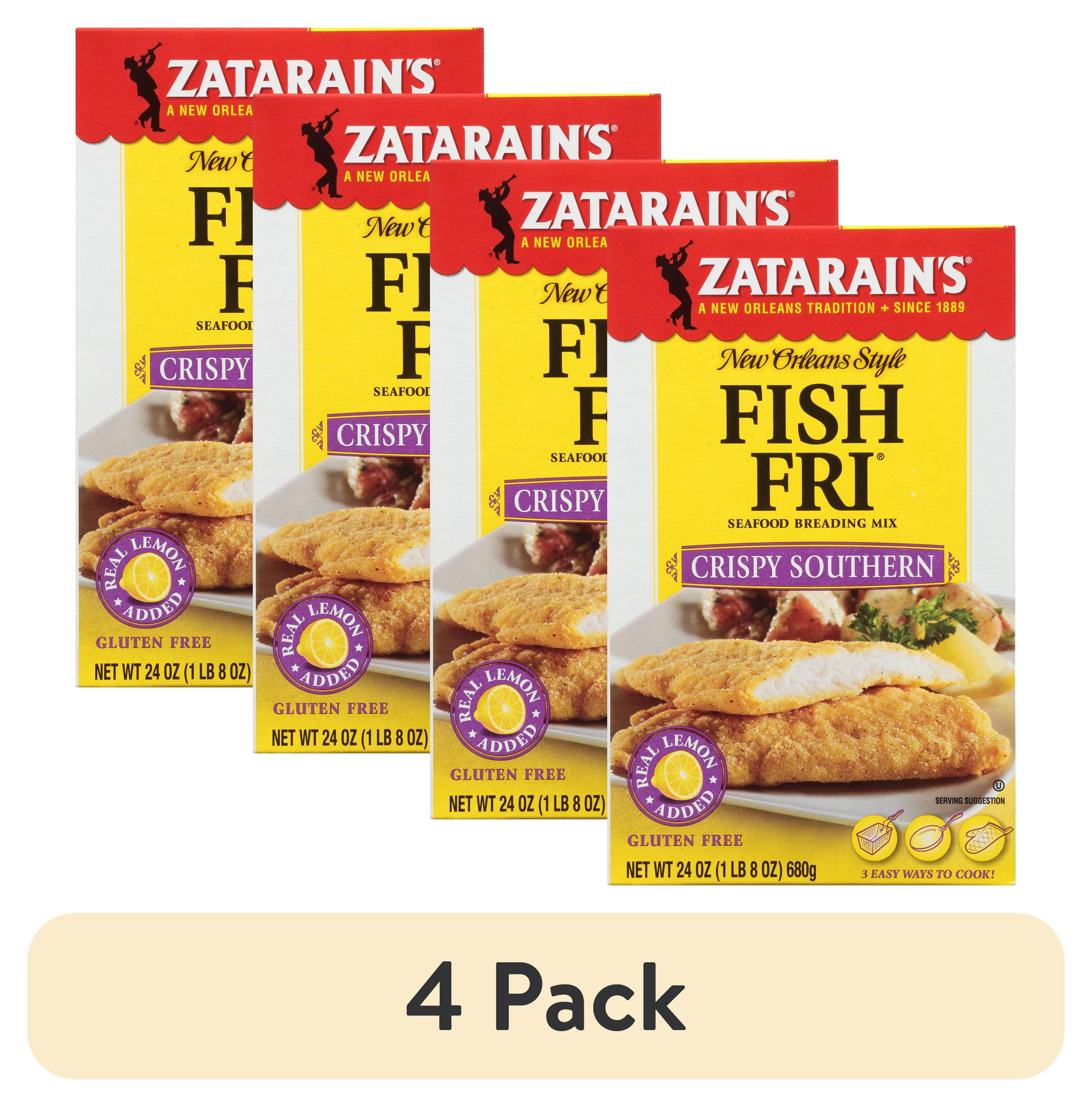 4 pack) Zatarain's Gluten Free Crispy Southern Fish Fri, 24.0 oz