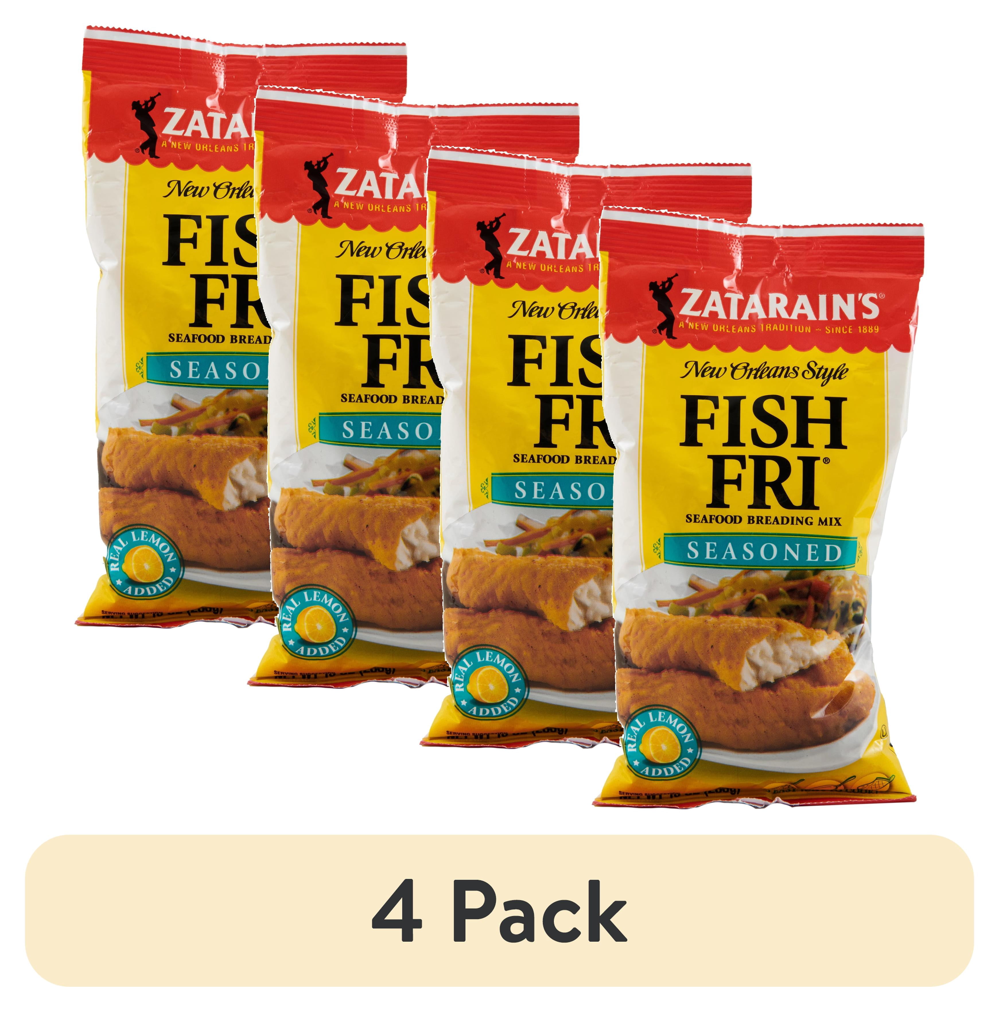 Zatarain's Kosher Seasoned Fish Fri, 10 oz Bag, New Orleans Style -  Walmart.com