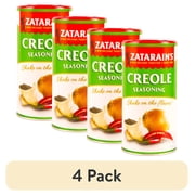 (4 pack) Zatarain's New Orleans Style Creole Seasoning, 17.0 oz Can