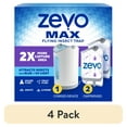thumbnail interactive-video image 1 of (4 pack) Zevo Max Flying Insect Indoor Fly Trap: Easy, Mess-Free Solution - Light Trap Catches & Kills House Flies, Fruit Flies, Gnats, & More (1 Plug in Device & 2 Cartridges), 1 of 13