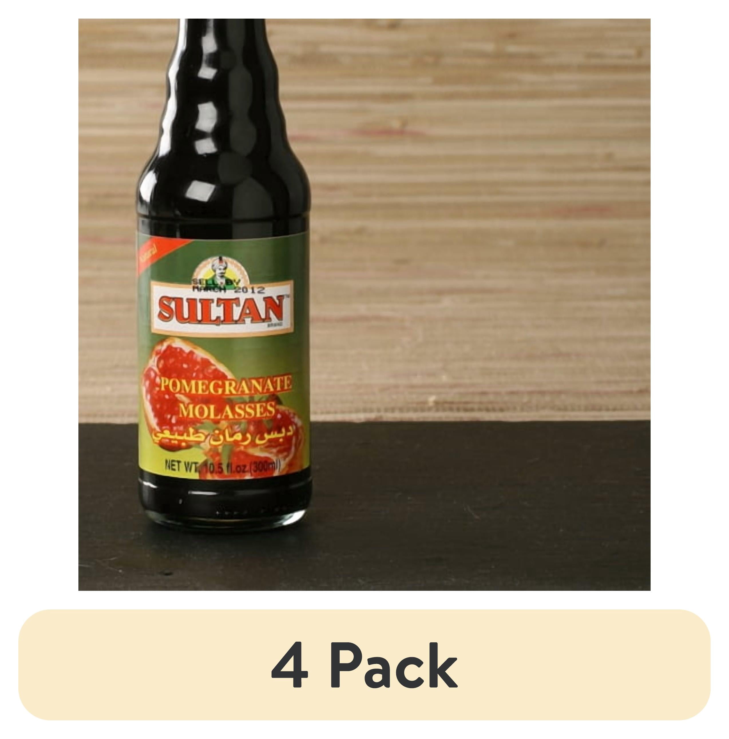 (4 pack) Ziyad Brothers Sultan Molasses, 10.5 oz