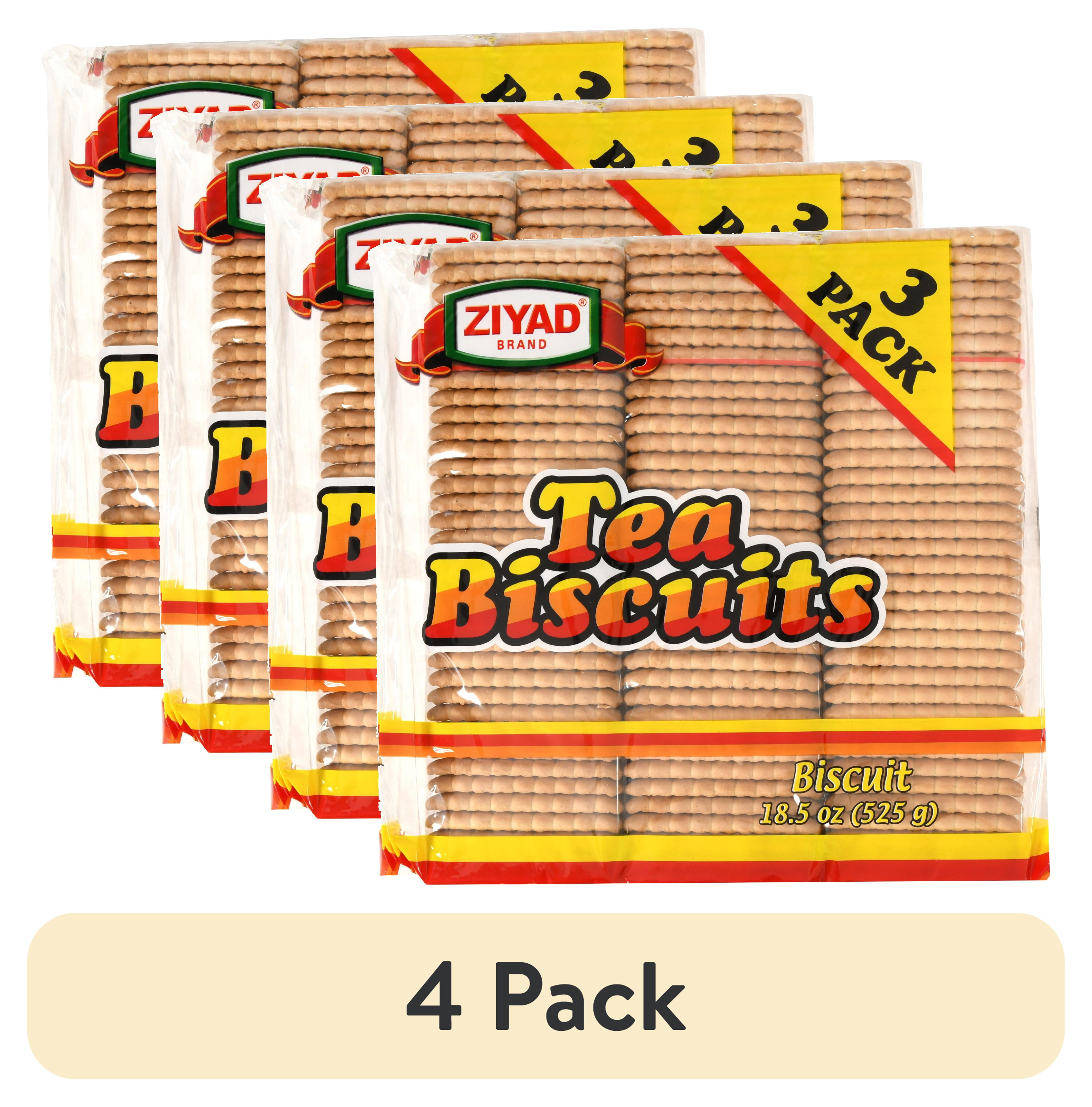 (4 pack) Ziyad Tea Biscuits "3 Pack" 525 Gm Pack