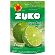 (4 pack) Zuko Lime Drink Mix, 14.1 oz Powdered Beverage