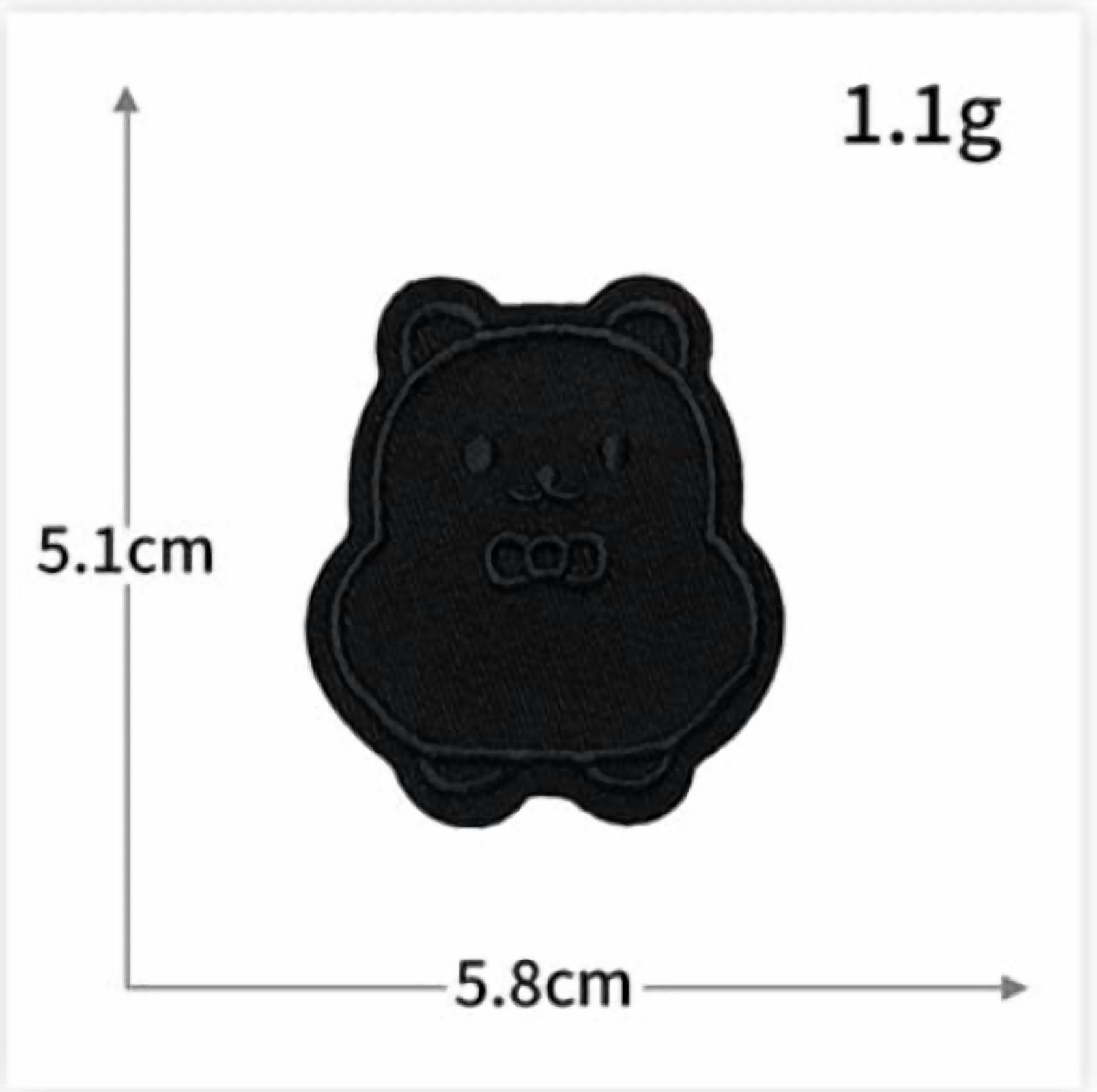 4 pack accessories down jacket diy self-adhesive seam-free embroidery patch clothing hole clothing patch computer embroidery