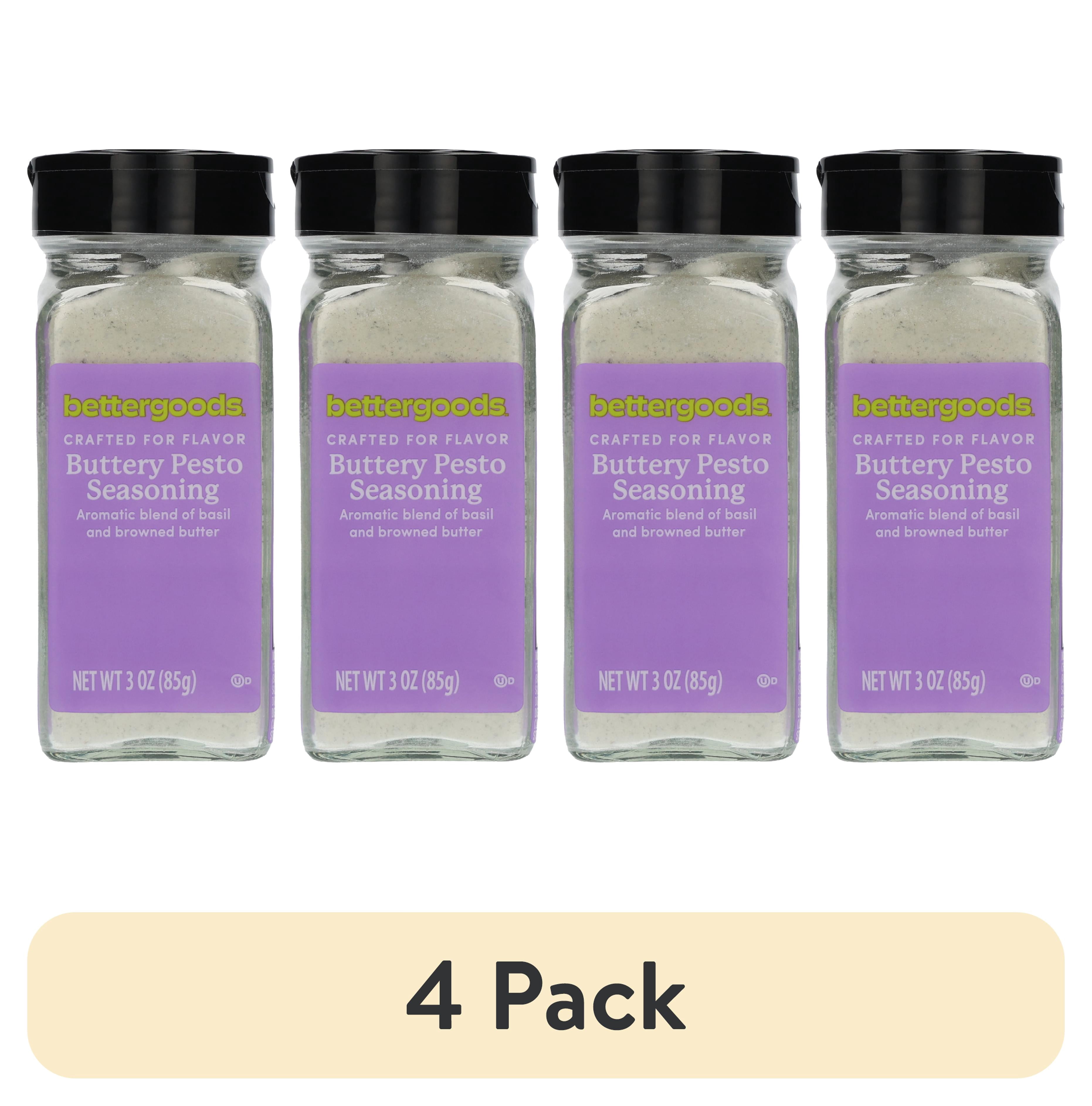 (4 pack) bettergoods Buttery Pesto Seasoning, 3 oz