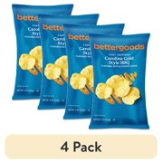 (4 pack) bettergoods Chef Inspired Carolina Gold Style BBQ Flavored Kettle Potato Chips, 8 oz (P65)
