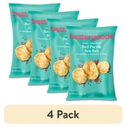 (4 pack) bettergoods Chef Inspired Red Pacific Sea Salt Flavored Potato Chips, 8 oz