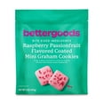 thumbnail image 1 of (4 pack) bettergoods Raspberry Passionfruit Flavored Coated Mini Graham Cookies, 5 oz, 1 of 8