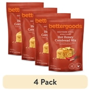 (4 pack) bettergoods Southern Style Hot Honey Cornbread Mix, 16 oz
