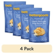 (4 pack) bettergoods Southern Style Vanilla Shortcake Drop Biscuit Mix, 16 oz